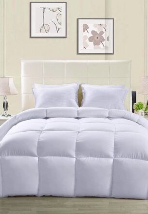 Roman Luxus® 4 Seasons Duvet - Hotel Quality - Silicone Filling - Soft - Anti-Allergy - Washable - 400 GSM (155 x 200 cm)
