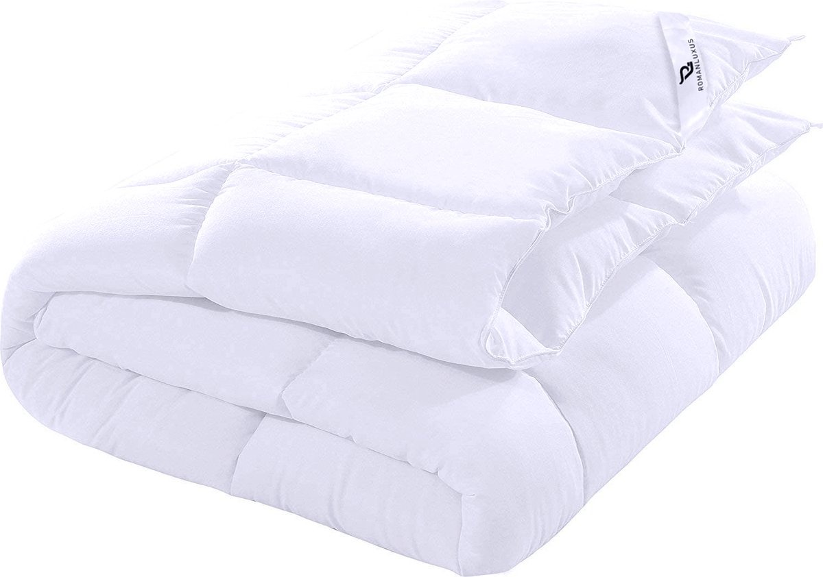 Roman Luxus® 4 Seasons Duvet - Hotel Quality - Silicone Filling - Soft - Anti-Allergy - Washable - 400 GSM (155 x 200 cm) - Image 3