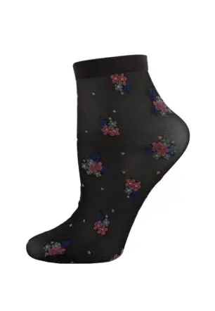 Posy Patch Floral Knit Anklet