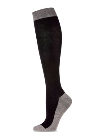 Two-Tone Contrast Compression Sock