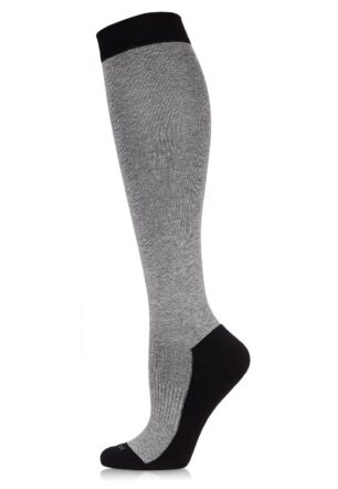Two-Tone Contrast Compression Sock