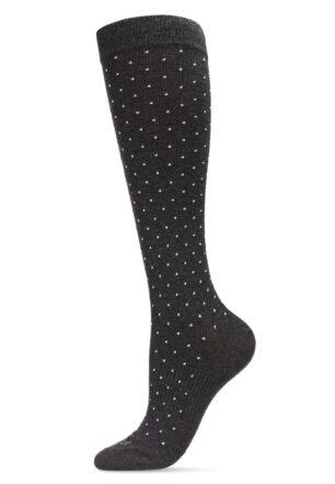 Swiss Dot Cotton Compression Socks